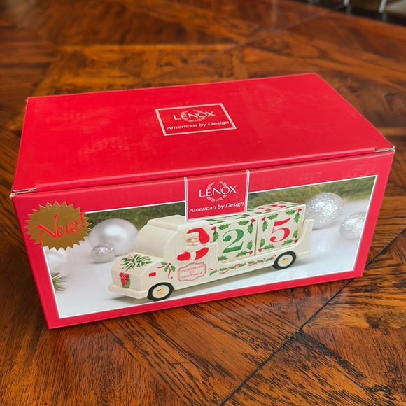 Lenox Countdown To Christmas Santas Countdown Porcelain Truck Advent RARE